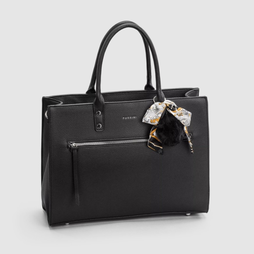 Puccini Tote Bag, Svart