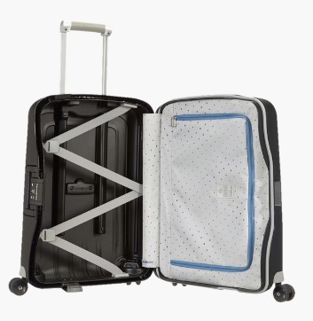 Samsonite S'Cure Kabinkoffert størrelse 55 cm, Black