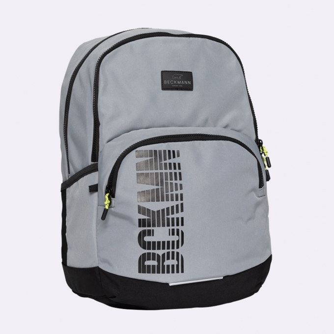 Beckmann Skolesekk Sports Junior 30L, Grey