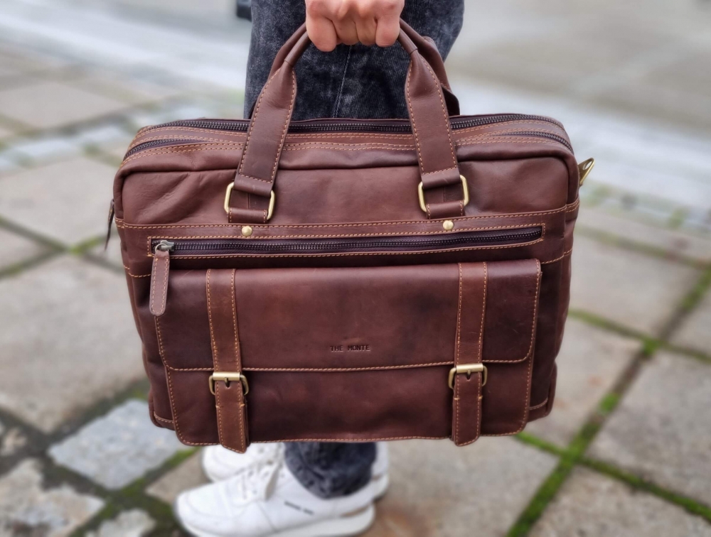 The Monte PC-veske 13,3",brun
