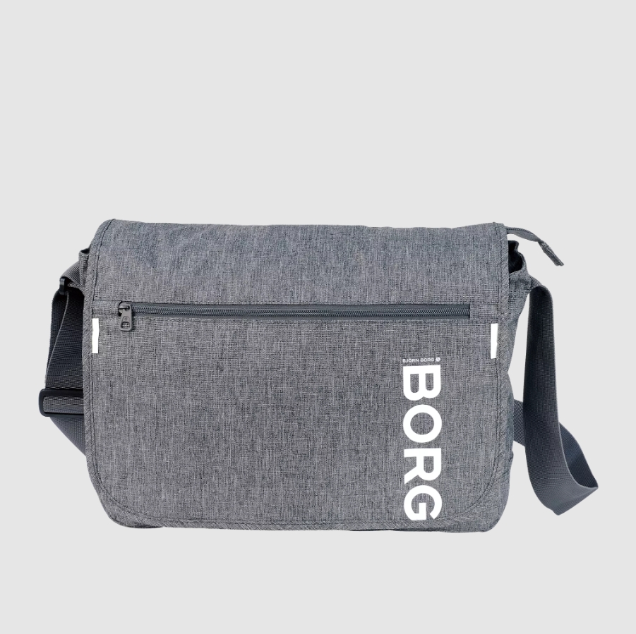 Björn Borg Core Flapbag, Grey Melange