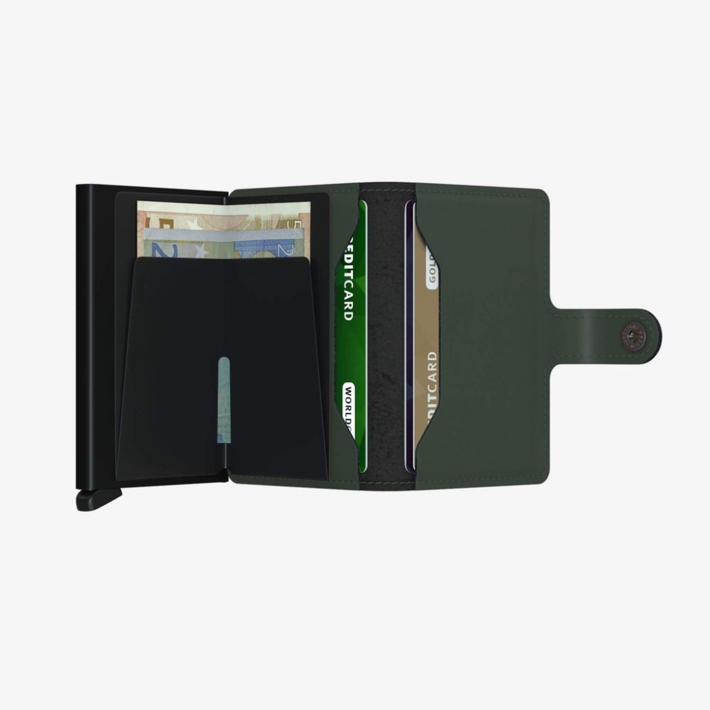 Secrid Miniwallet, Green-Black