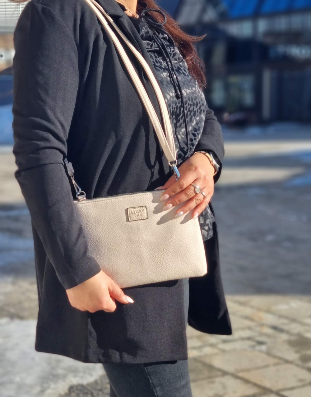 Lycke Nora Clutch Veske, cognac