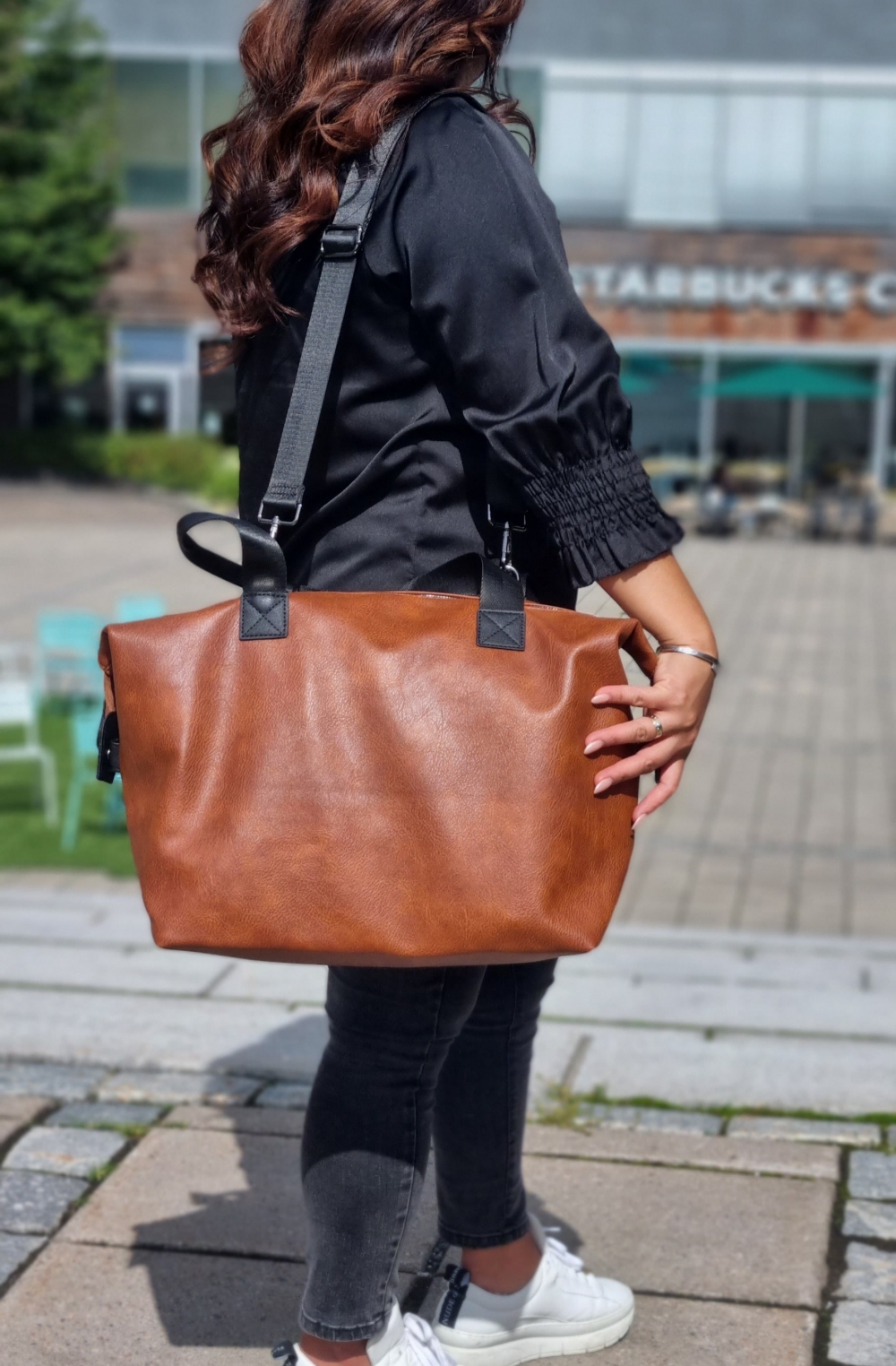 Puccini Duffel Bag Ariadne, cognac