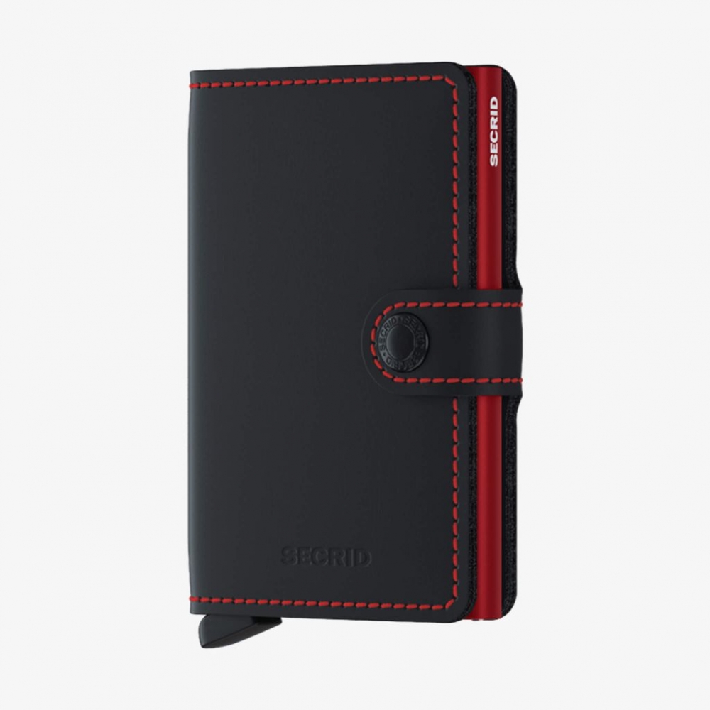 Secrid Miniwallet, Black Red