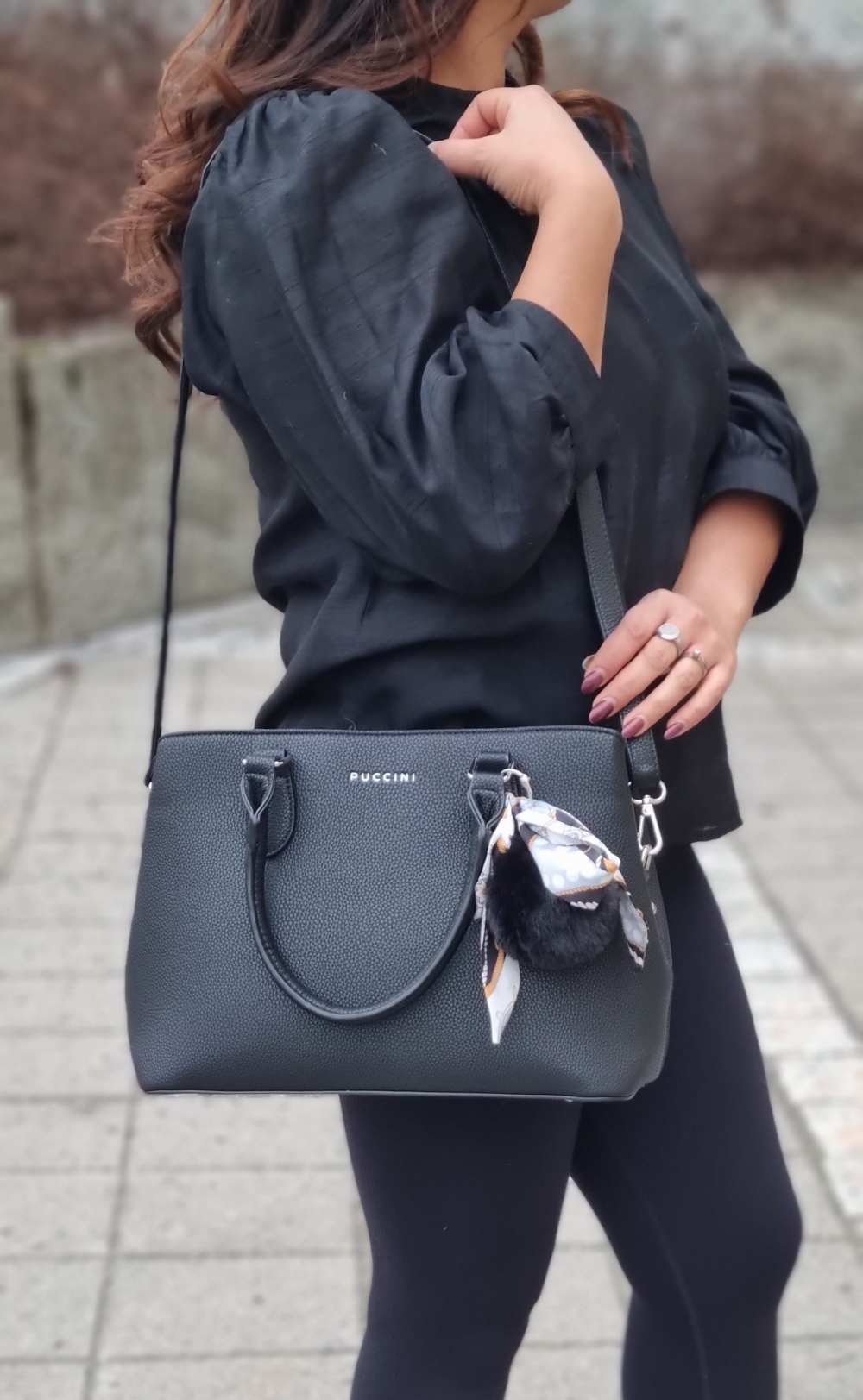 Puccini Handbag Anna, Svart
