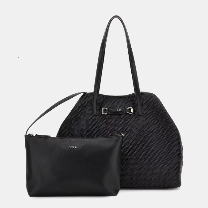Guess Vikky II Large 2 in 1 Tote, Black