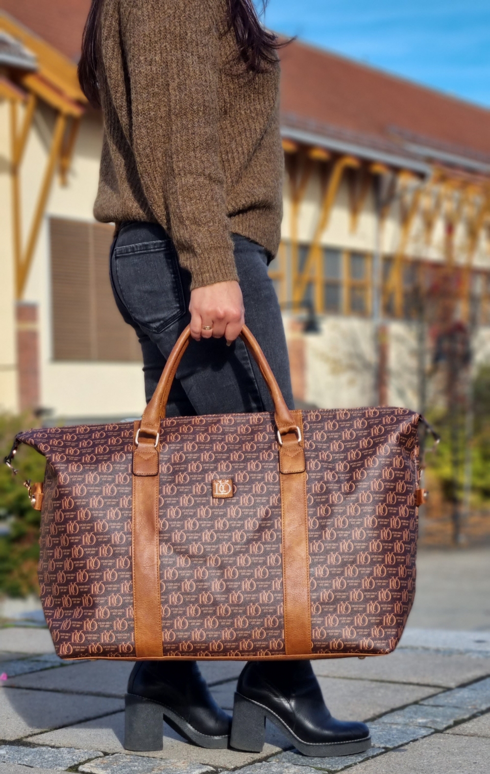 Lycke Stor Bag, brun