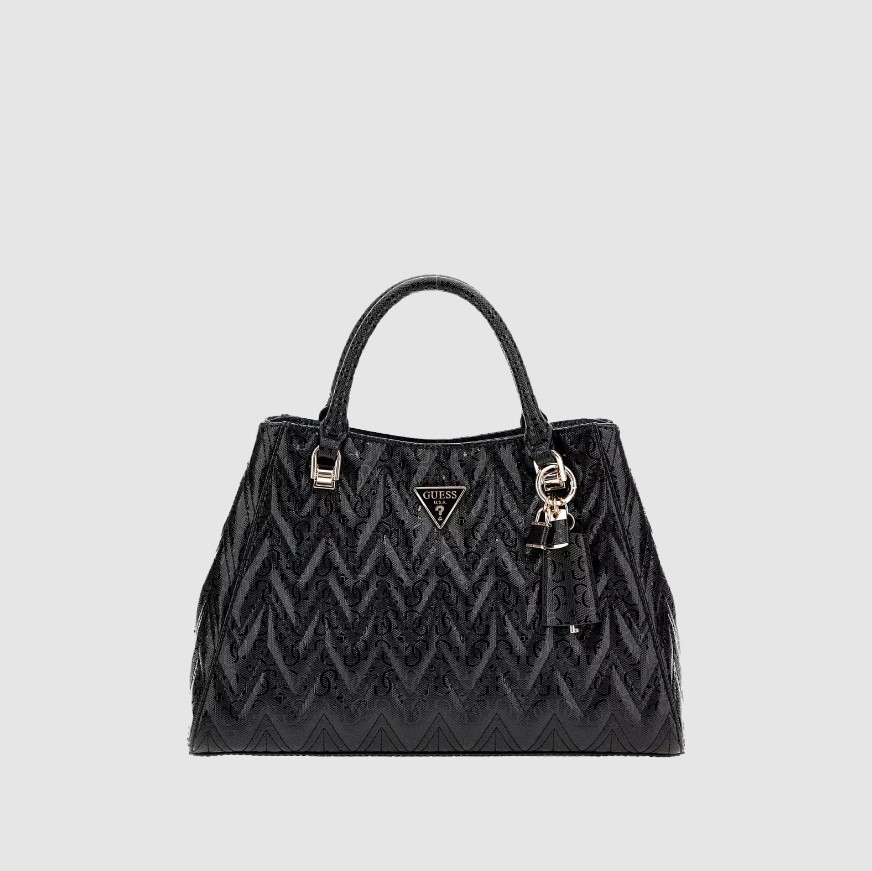 Guess Adelard Girlfriend Satchel, Black