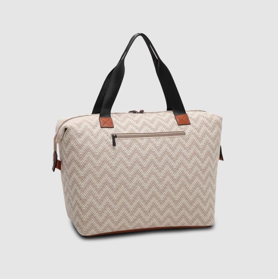 Lycke Weekendbag Flora, Beige
