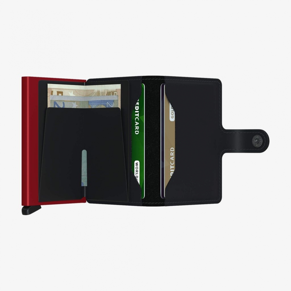 Secrid Miniwallet, Black Red